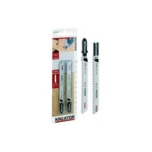 Image de Kreator KRT041001 - Lames de scies sauteuses HCS pour bois eco Longueur 100 mm Fixation T Denture 8 tpi Pas de 3 mm