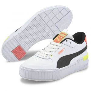 Puma Cali Sport cuir Femme-36-Blanc Fluo