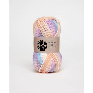 Lot de 10 pelotes Pingo First rayés Pastel