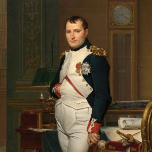 Grafika Jacques-Louis David: Napoléon dans son Cabinet de Travail, 1812