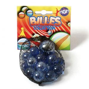 Mgm FLYPOP'S - Billes - Jeu de Récréation - 033021A - Couleur Aléatoire - Verre - Jeu d'Adresse - Jouet Enfant - Collection - 1,6 cm x 1,6 cm - À Partir de 3 Ans