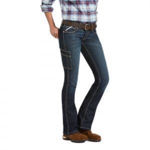 Jeans jambe semi-évasée femme Ariat Rebar DuraStretch
