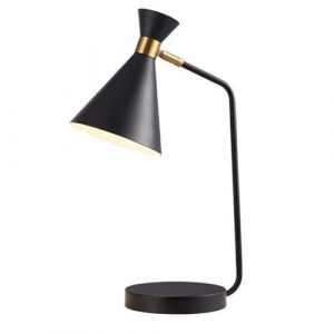 TechBrey Lampe de Bureau Flex M&eacute;tal Jigger Noir 160 mm