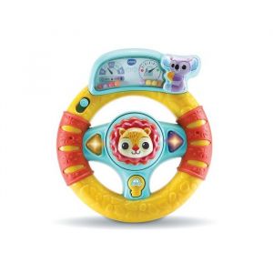 Vtech Petit Volant des decouvertes musical et lumineux version FR - 3 chansons 10 melodies sons - Jouet Bebe 6-36 mois + Carte Tigre