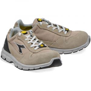 Diadora Chaussures de sécurité basses RUN II TEXT S1P SRC ESD Sable 39