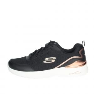 Skechers AIR Dynamight The Halcyon, Basket Femme, Black, 38.5 EU