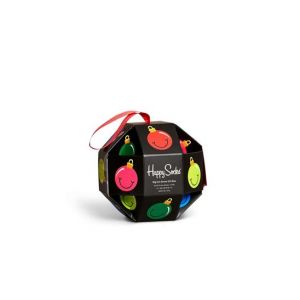 Happy socks Bauble Gift Box - Chaussettes multifonctions taille 36-40, noir