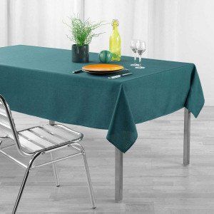 Nappe rectangulaire enduite (L250 cm) Newton Vert &eacute;meraude