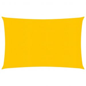 VidaXL Voile d'ombrage 160 g/m² Jaune 3x5 m PEHD