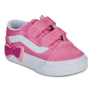 Vans Baskets basses enfant Old Skool V Bow Pink Fizz Rose - Taille 19,20,21,22,24,25,26,23 1/2,26 1/2