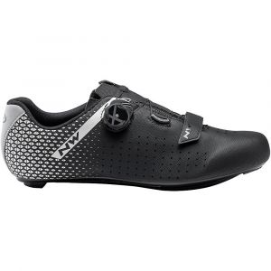 Northwave Core Plus 2 Shoes Men, black/silver EU 39 Chaussures route &agrave; cales