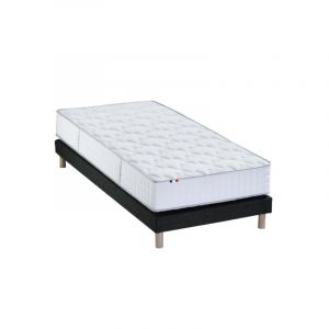 Image de Idliterie Ensemble Matelas Ressorts COSMOS + Sommier Made in France