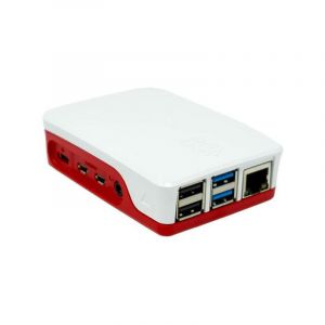 Raspberry pi Boîtier pour ordinateur monocarte Convient pour (kits de développement): R uge, blanc Q405642