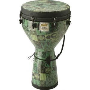 Remo Dj-0014-32 Djembe Green Kintekloth 14