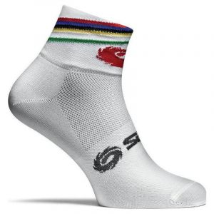 Image de Sidi Chaussettes Poly Rainbow Blanc 2018