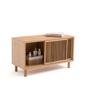 Banc de salle de bain, Bilbao Bois Clair Taille Taille Unique