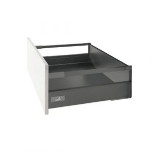 Hettich Kits partiels Innotech Atira - tiroir casserolier avec tringles hauteur 144 mm - longueur 470 mm finition Blanc
