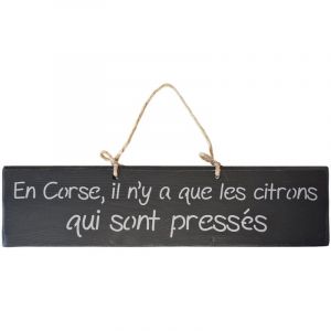 Qualiart - Plaque décorative en bois En Corse...