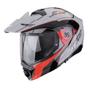 Scorpion Casque Trail/Adventure ADX-2 Kamps gris/rouge- L