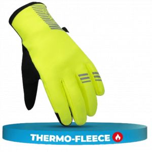 Gants d'hiver Mivelo - Jaune - Taille XL - Avec 3M Thinsulate & Thermo-Fleece