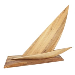 Now's Home Voilier d&eacute;coratif en orme massif