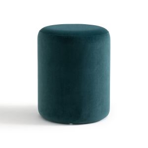 Pouf velours, Polina Vert Canard Taille Taille Unique