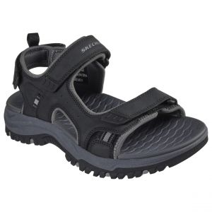 Skechers Homme Prewitt Rigdon Sandale de Sport, Black, 43 EU