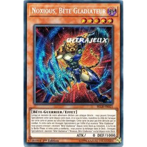 Image de Konami Bllr-Fr021 - Carte Yu-Gi-Oh Noxious, Bête Gladiateur secret rare