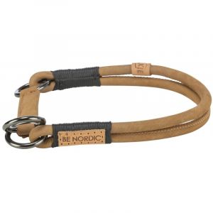 Trixie Collier pour chien semi-étrangleur, en cuir Be Nordic