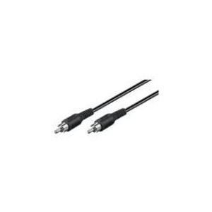 Wentronic 50038 - Câble audio video 1 x RCA plug vers 1 x RCA plug 2 m