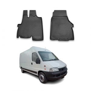 Omac Tapis de Sol pour Fiat Ducato 2006-2025 sur Mesure en Caoutchouc Noir