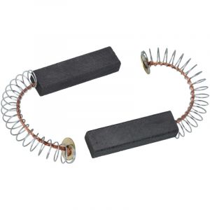 Vhbw 2x balais charbon compatible avec Miele W756 TYPW756, W756W TYPW756W, W757 TYPW757, W754 TYPW754, W755 TYPW755 machine à laver + ressort