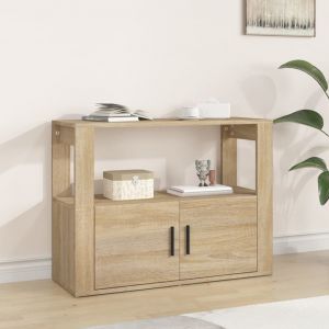 VidaXL Buffet Chêne sonoma 80x30x60 cm Bois d'ingénierie