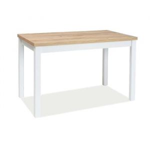 Signal TABLE ADAM ARTISANAT DORÉ / BLANC MAT 100x60 - 5901477277993
