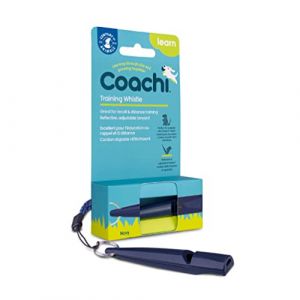 The Company of Animals Training Whistle Coachi, idéal pour le dressage à l’obéissance et le rappel, son clair et puissant, léger et compact, cordon réfléchissant réglable, convient au dressage des chiots et des chiens.