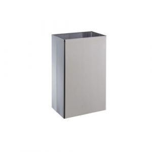 CORBEILLE MURALE OU À POSER - MEDIAL - Brillant - 5 Kg - inox poli