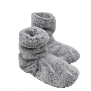 Vivezen - Boots, Bottes, Chaussons Chauffants Micro Ondes déhoussables - du 36 au 43 - Gris