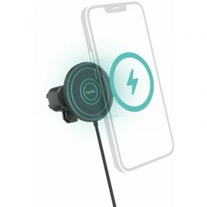 Hama Chargeur de mobile pour voiture << MagCharge Car FC15 >>, 15 W, sans fil pour