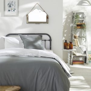 Today Parure de lit en coton gris 260x240