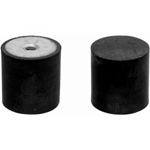 Cyclingcolors 2x silent bloc femelle plein M6x6mm 20x25mm anti vibration caoutchouc bâteau voiture amortisseur silencieux