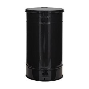 House Doctor Poubelle en métal noir 25,5x48cm Hdsono