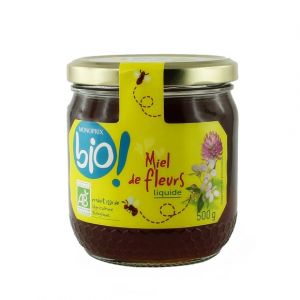 Monoprix Bio Miel de fleurs liquide bio - Le pot de 500g