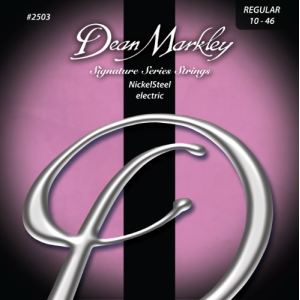 Dean Markley NickelSteel Electric Signature Series 2503 Regular 010-046 - Cordes pour guitare électrique