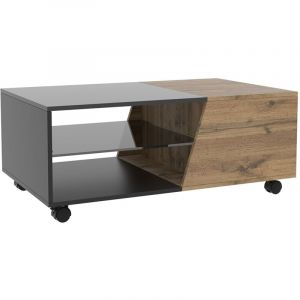 Table basse Yukon, Bois, 100 x 40 cm Vicco
