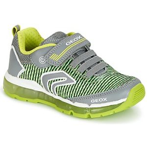 Geox Android A, Baskets Basses Garçon, Gris (Grey/Lime), 33 EU