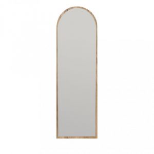 DRAWER Miroir sur pieds en bois 50x160cm - Bois foncé - Emri