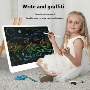 Tablette d'écriture LCD pour enfants sans lumière bleue, tableau de dessin effaçable pour protéger les