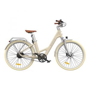 Ado V&eacute;lo &eacute;lectrique Air 28 Pro - Moteur 250W Batterie 36V9.6Ah Assist&eacute; Autonomie 100KM Freins &agrave; Disque Hydrauliques - Beige