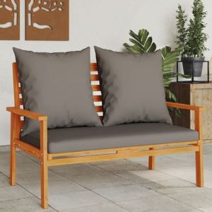 VidaXL Canapé de jardin 120 cm avec coussin bois d acacia massif