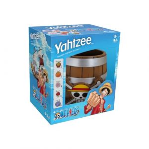Winning Moves Yahtzee One Piece Jeu de Voyage pour 1 Joueur et Plus - Jeu One Piece pour Les Fans d'anime 8 Ans Plus